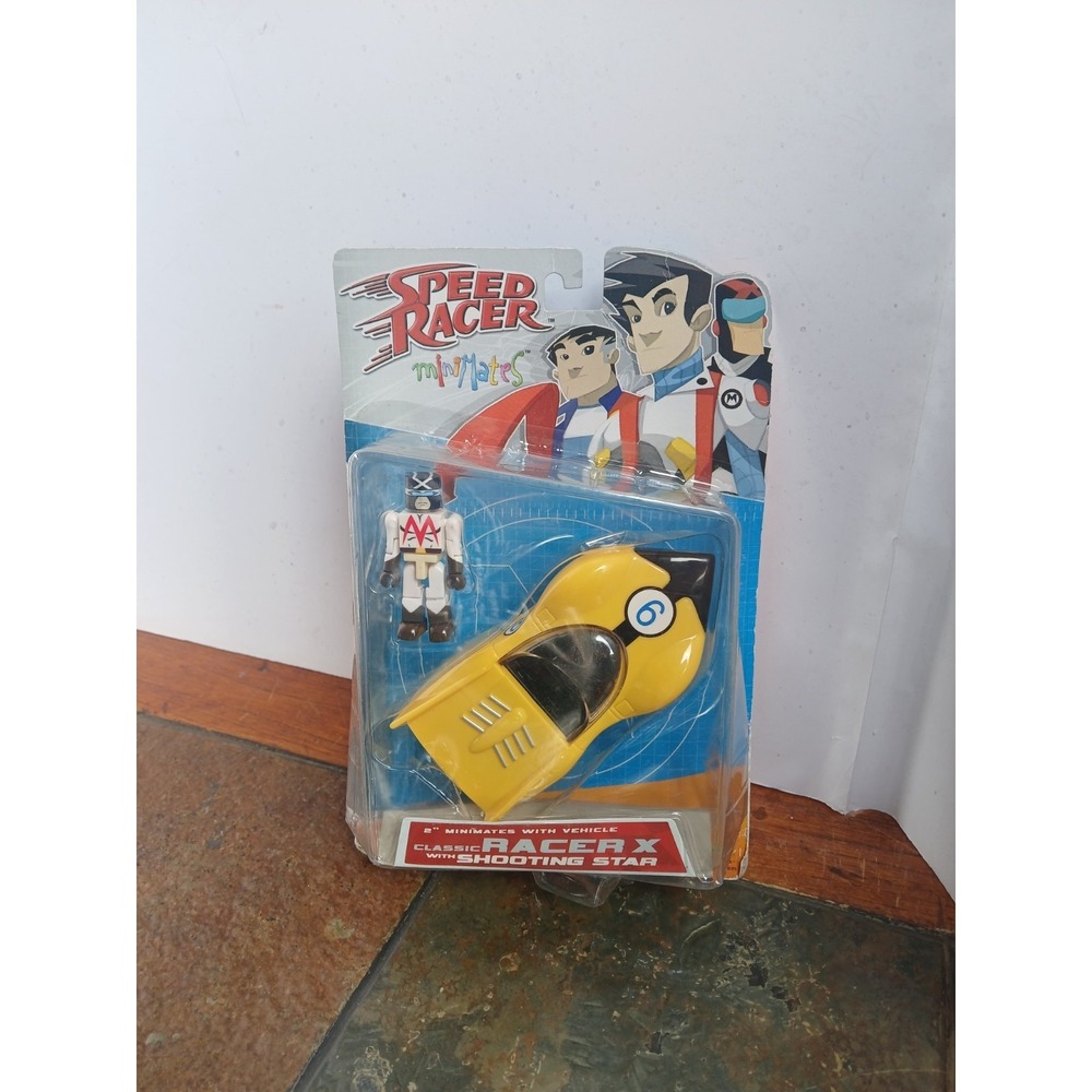 Speed Racer Racer 2" Minimates Classic Racer X With Shooting Star Art Asylum NEW